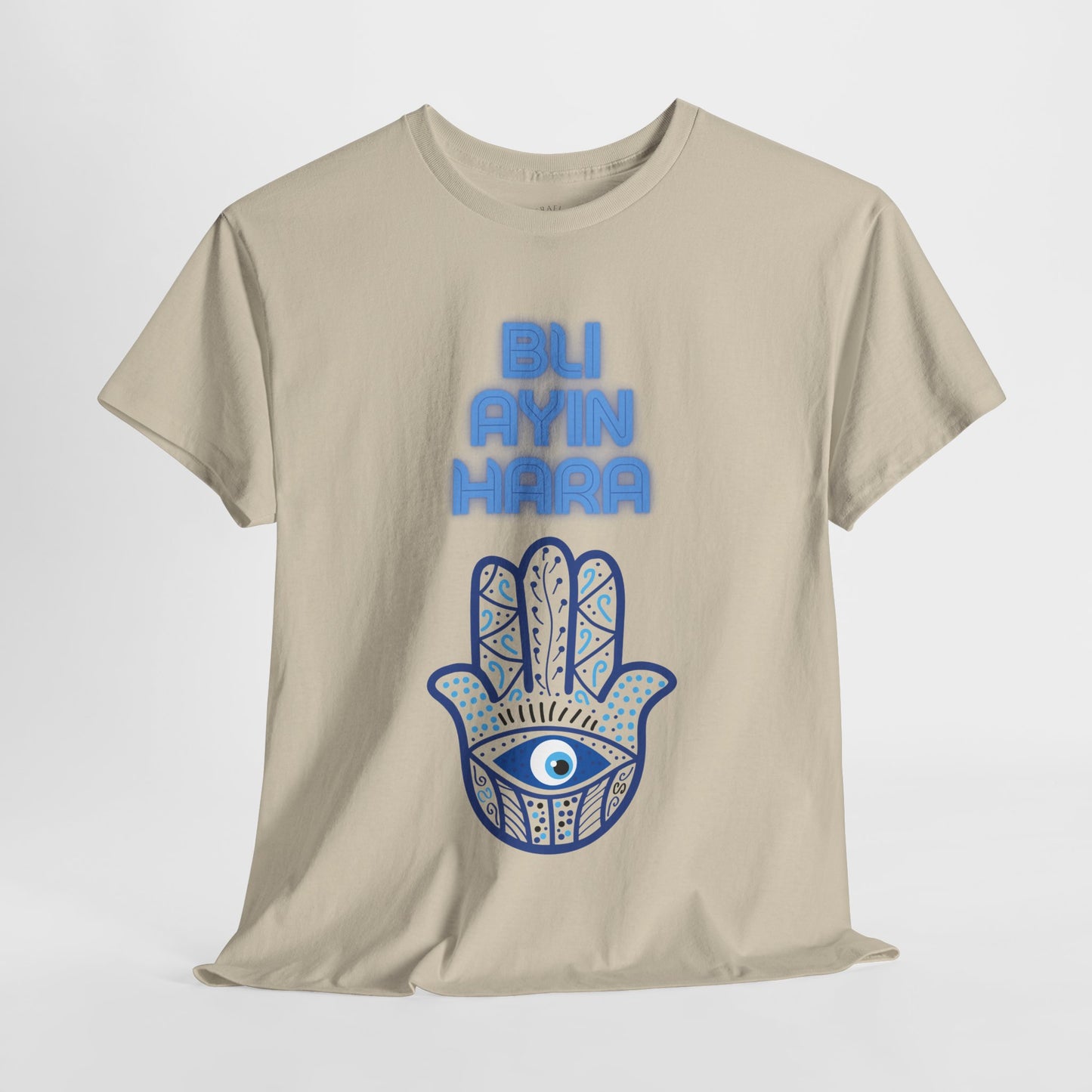 Bli Ayin Hara T-Shirt – Evil Eye Protection Design (Multiple Colors)