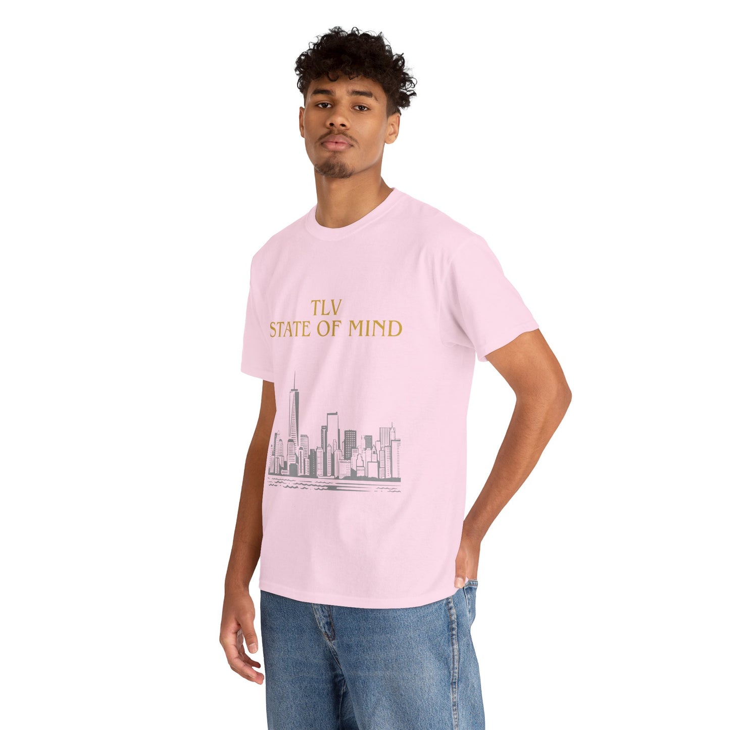 TLV State of Mind T-Shirt – Tel Aviv Skyline (Multiple Colors)