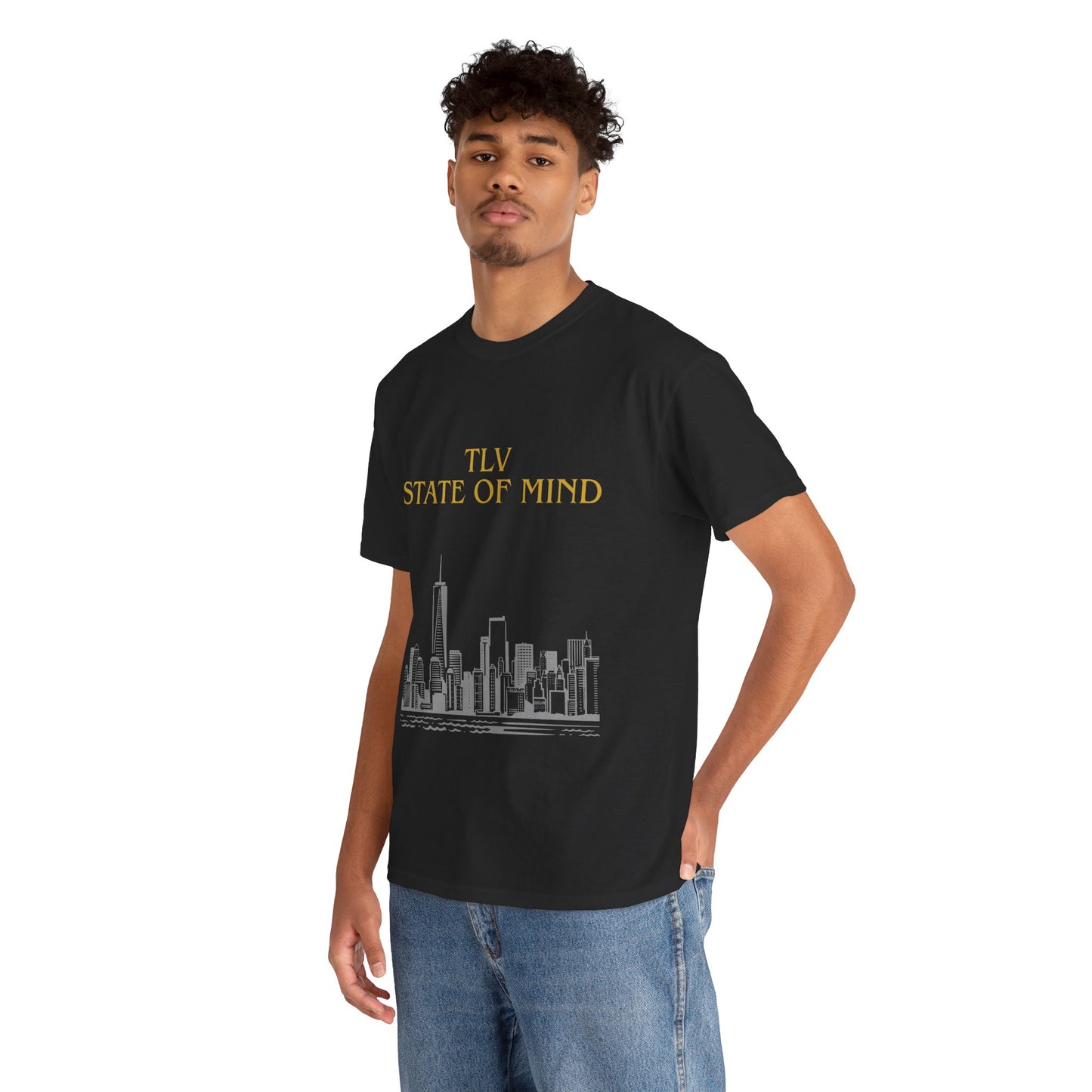 TLV State of Mind T-Shirt – Tel Aviv Skyline (Multiple Colors)