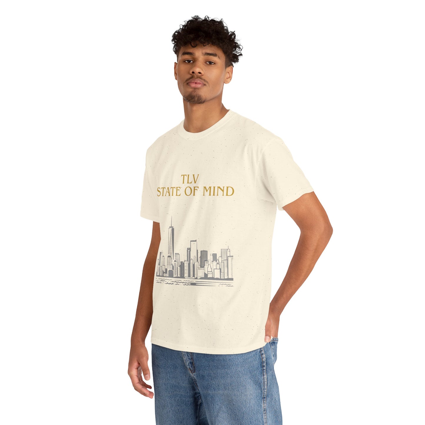 TLV State of Mind T-Shirt – Tel Aviv Skyline (Multiple Colors)