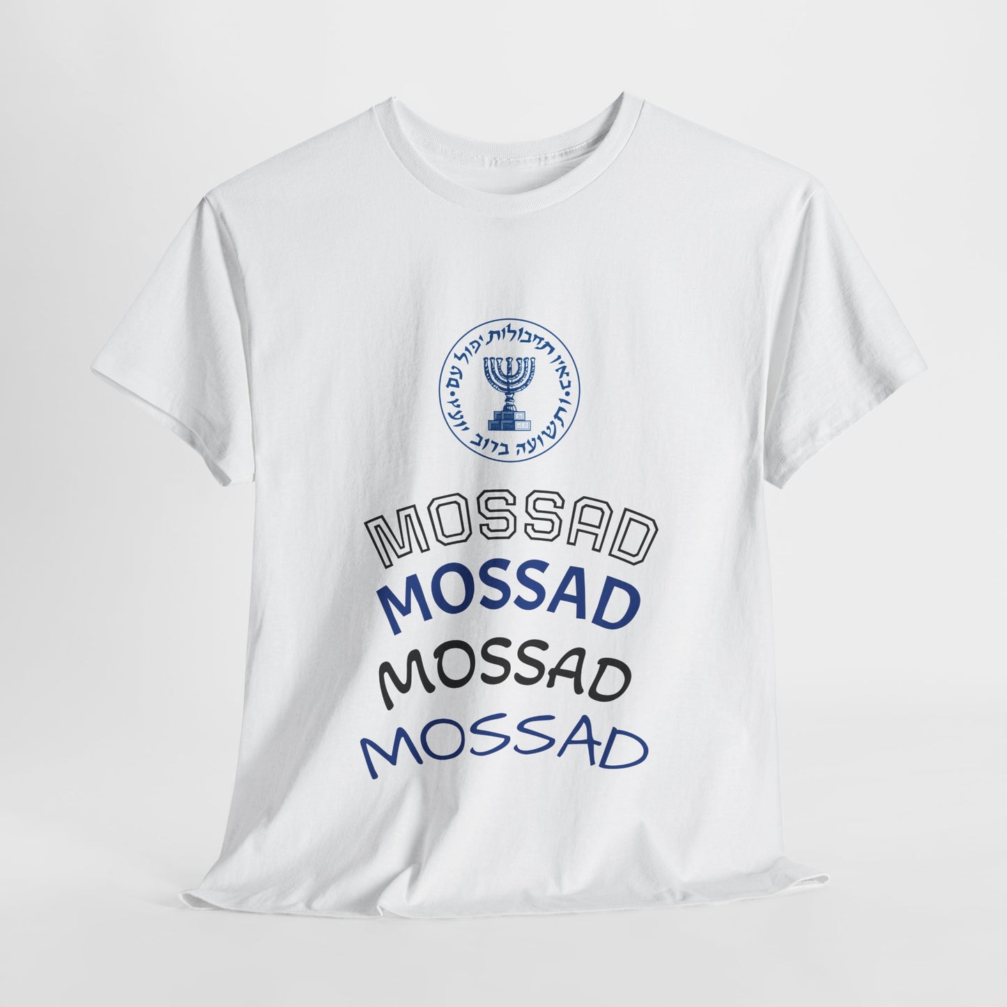 Mossad Logo T-Shirt – Bold Israeli Style | Available in Multiple Colors