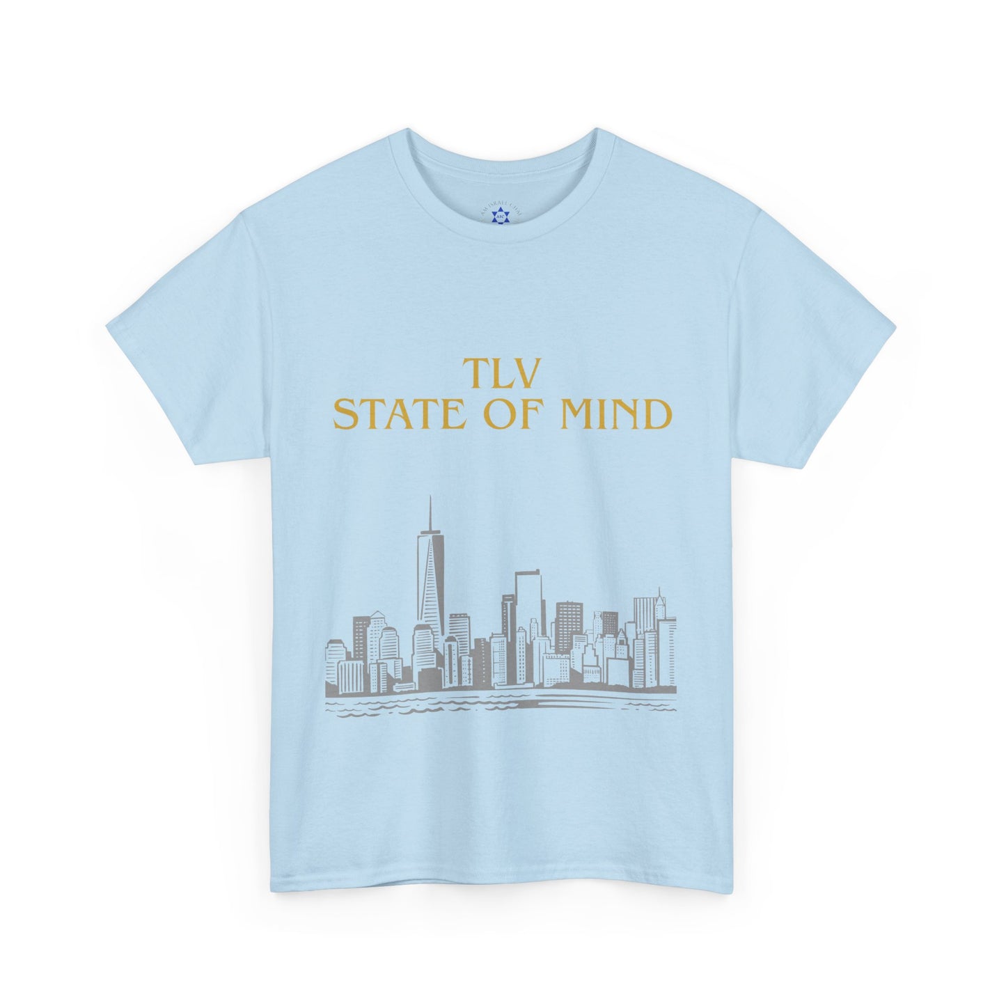 TLV State of Mind T-Shirt – Tel Aviv Skyline (Multiple Colors)