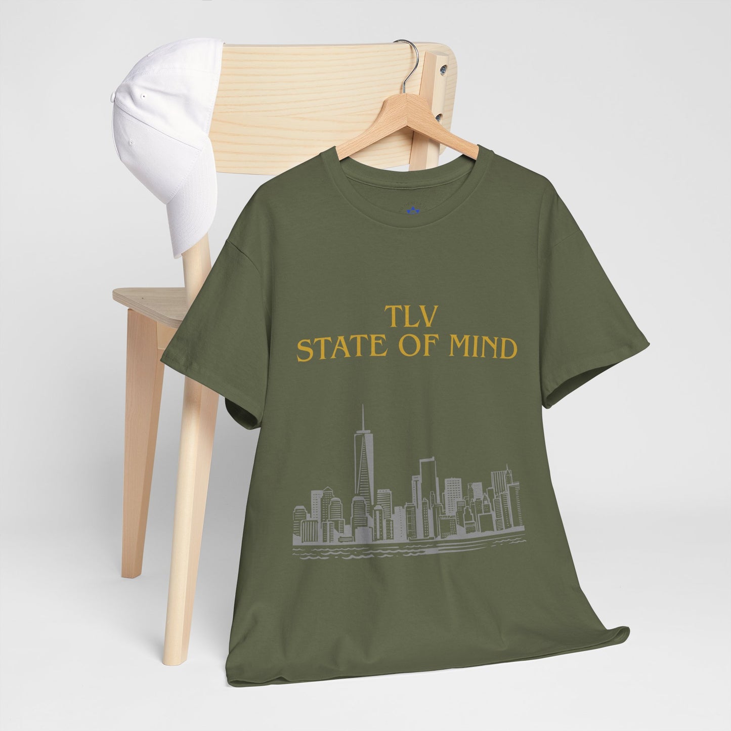 TLV State of Mind T-Shirt – Tel Aviv Skyline (Multiple Colors)