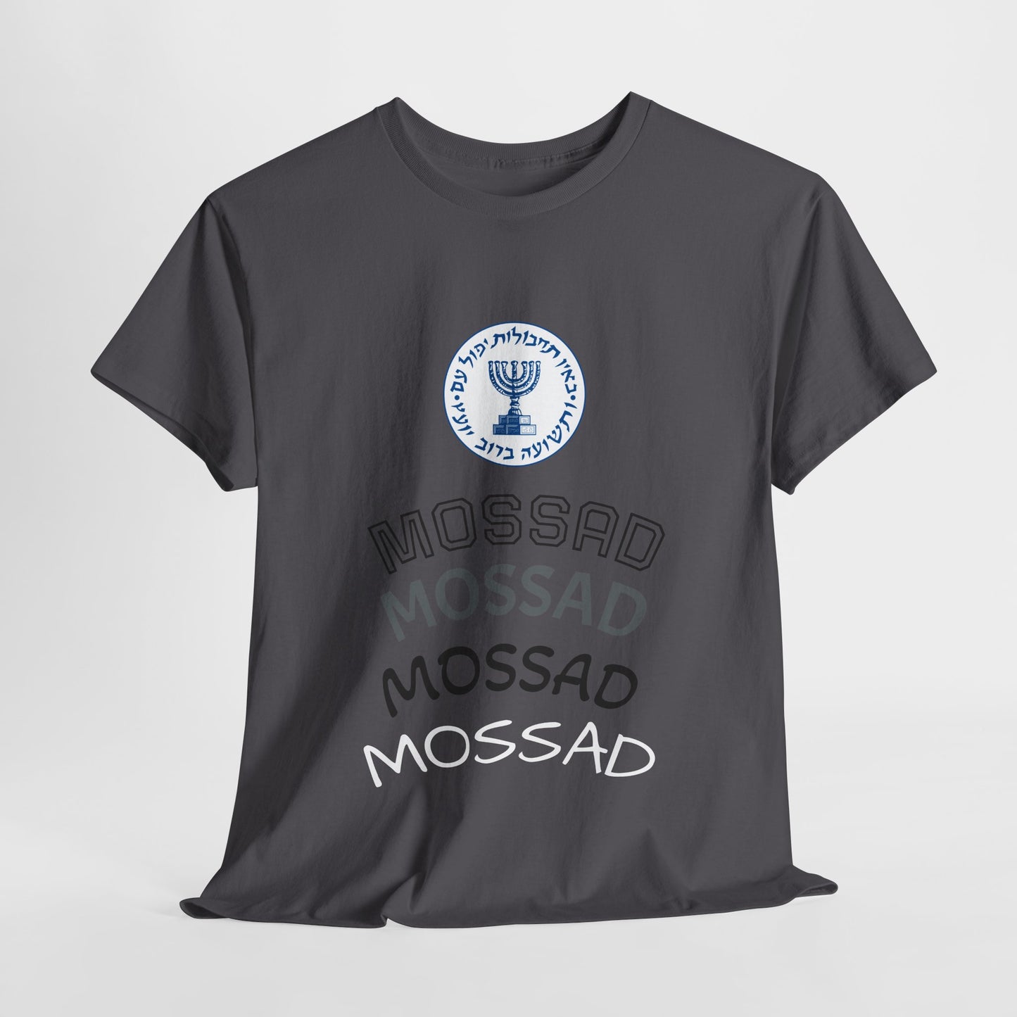 Mossad Logo T-Shirt – Bold Israeli Style | Available in Multiple Colors