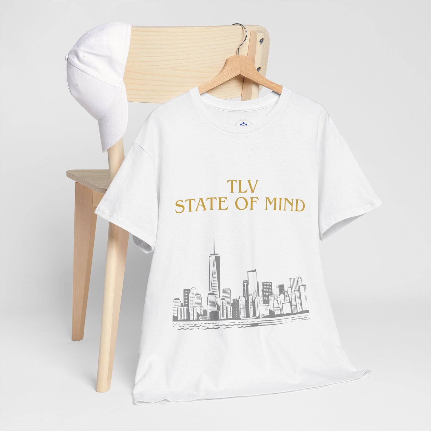 TLV State of Mind T-Shirt – Tel Aviv Skyline (Multiple Colors)