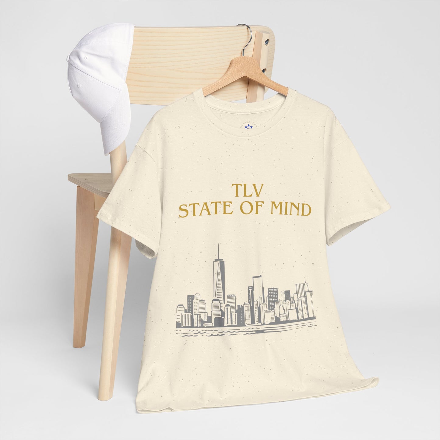 TLV State of Mind T-Shirt – Tel Aviv Skyline (Multiple Colors)
