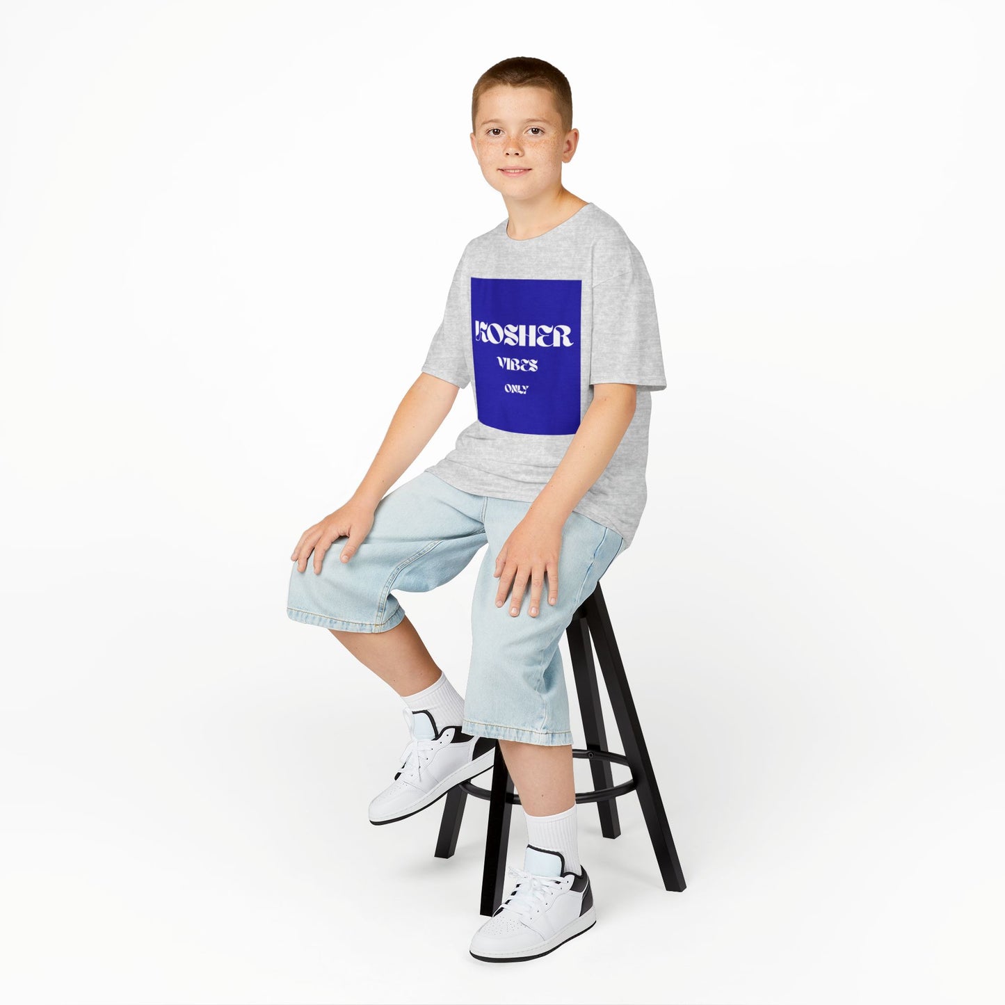 Kosher Vibes Only T-Shirt – Trendy Am Israel Chai Club - Variety of Colors
