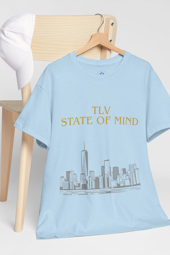 TLV State of Mind T-Shirt – Tel Aviv Skyline (Multiple Colors)