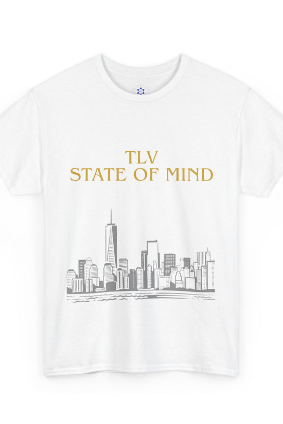 TLV State of Mind T-Shirt – Tel Aviv Skyline (Multiple Colors)