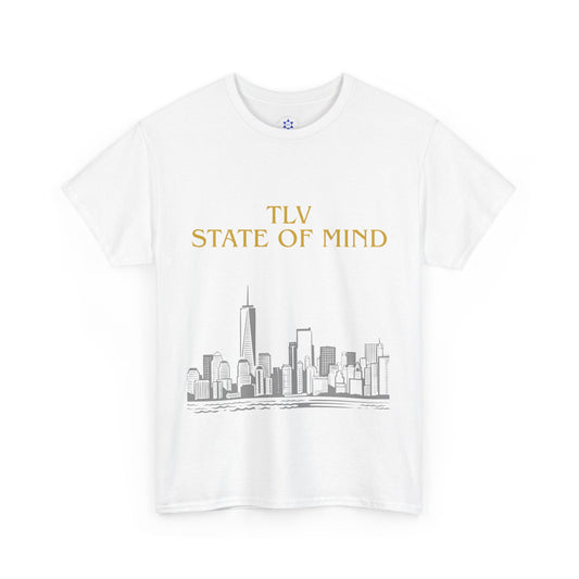 TLV State of Mind T-Shirt – Tel Aviv Skyline (Multiple Colors)