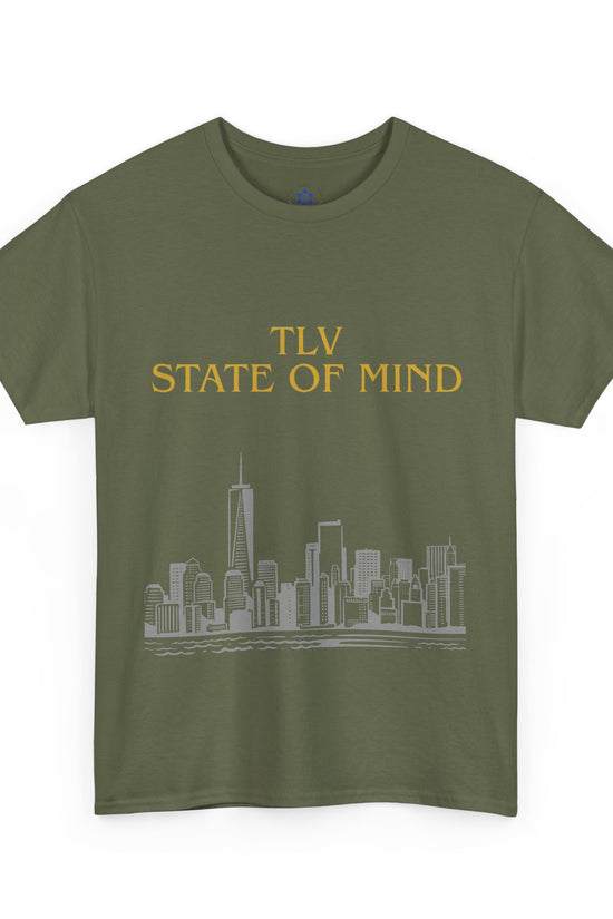 TLV State of Mind T-Shirt – Tel Aviv Skyline (Multiple Colors)