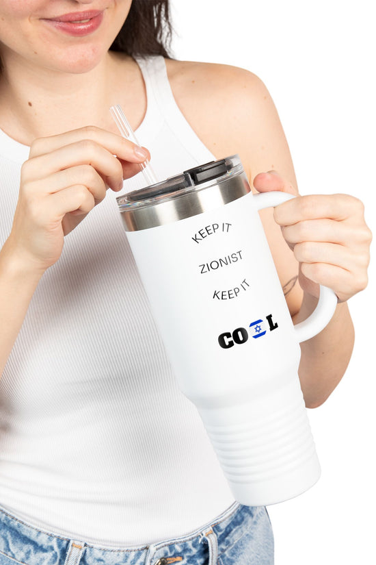 Keep It Zionist – Am Israel Chai Tumbler