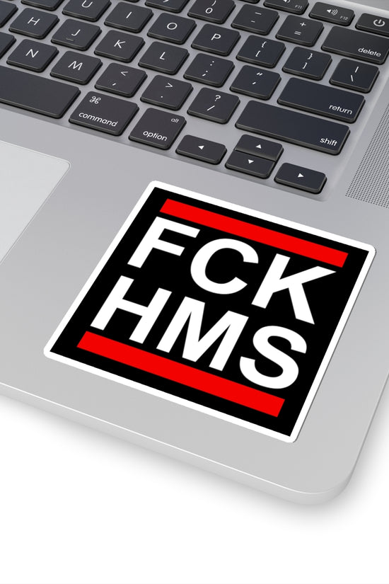 FCK HMS Kiss Cut Sticker