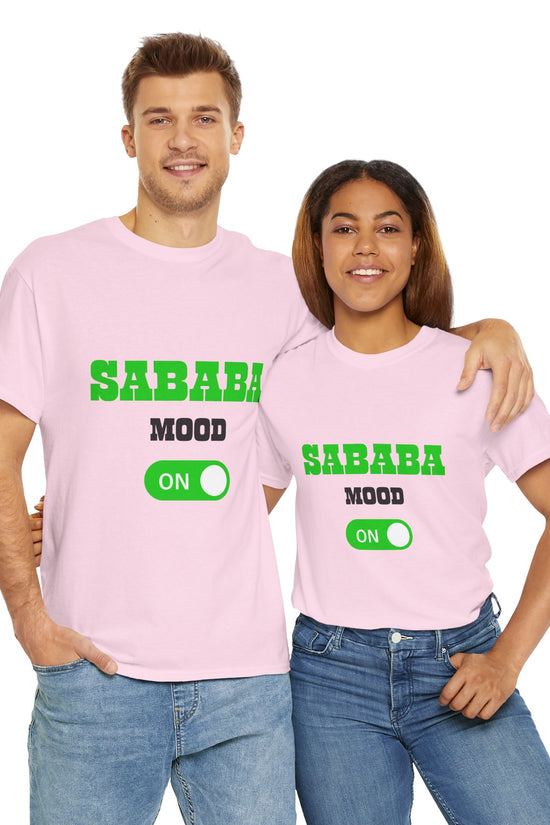 Sababa Mood On T-Shirt – Trendy Israeli Vibes (Multiple Colors)