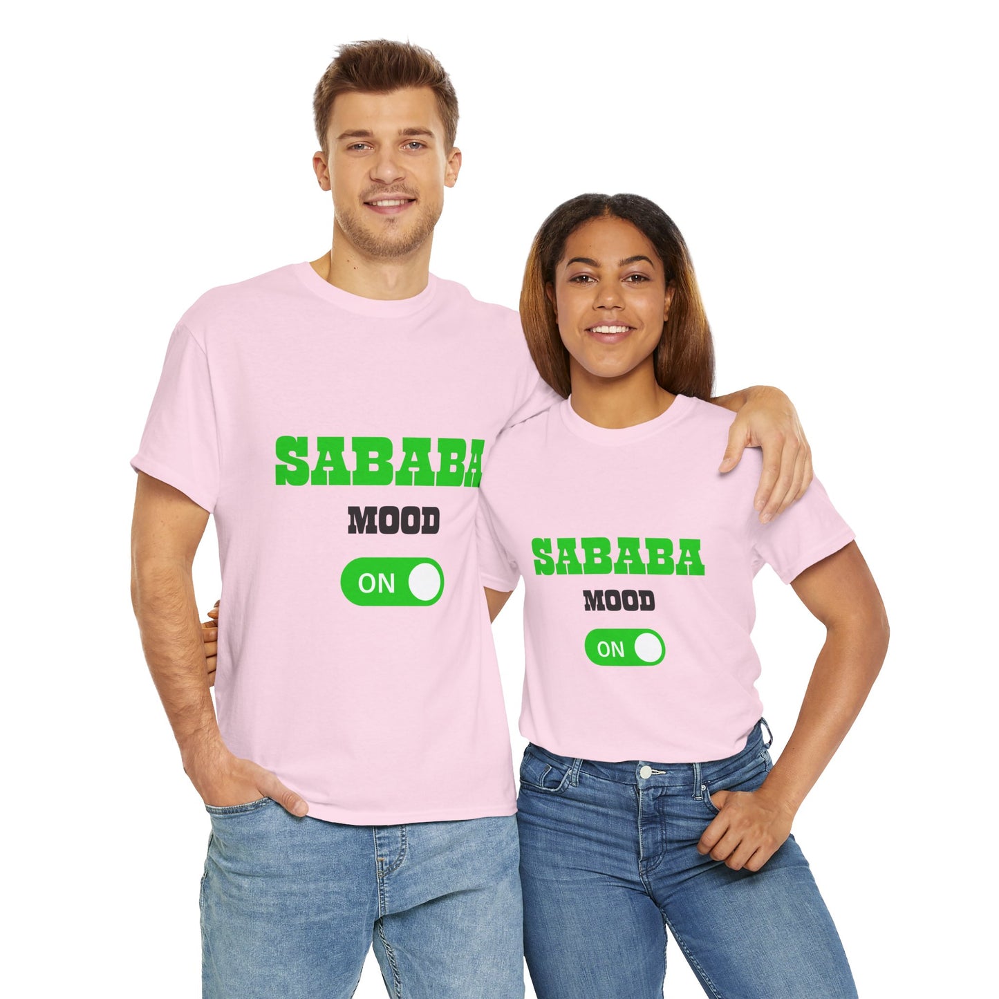 Sababa Mood On T-Shirt – Trendy Israeli Vibes (Multiple Colors)
