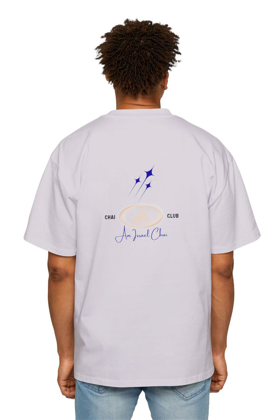 Oversized “Am Israel Chai” Tee – Chai Club Edition