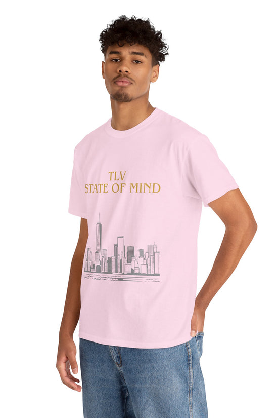 TLV State of Mind T-Shirt – Tel Aviv Skyline (Multiple Colors)
