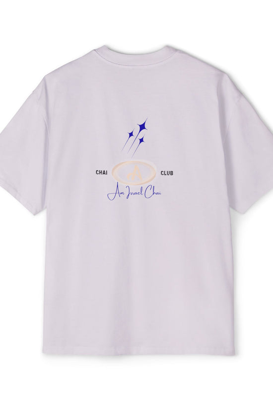 Oversized “Am Israel Chai” Tee – Chai Club Edition
