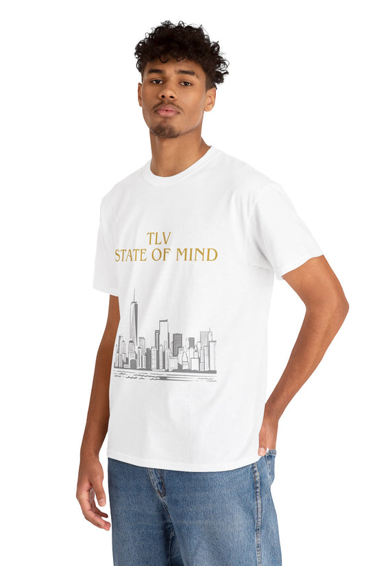 TLV State of Mind T-Shirt – Tel Aviv Skyline (Multiple Colors)