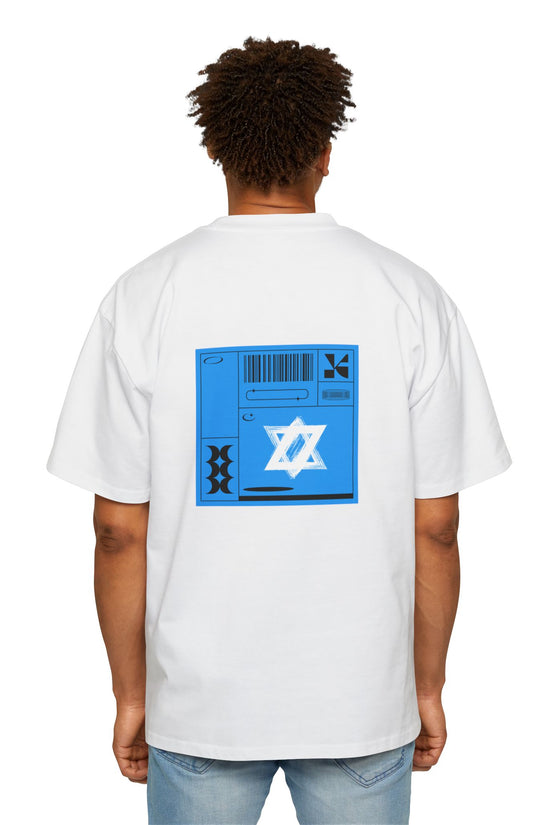 Oversized white Magen David – Modern Jewish Streetwear