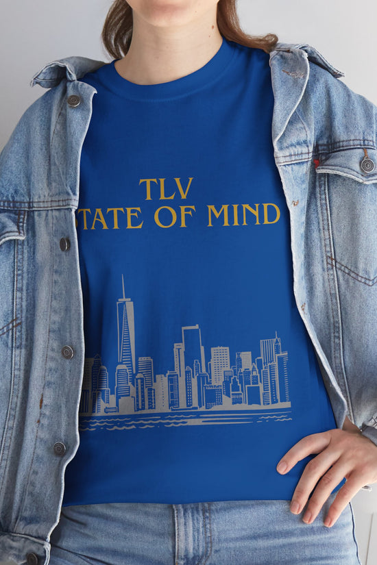 TLV State of Mind T-Shirt – Tel Aviv Skyline (Multiple Colors)