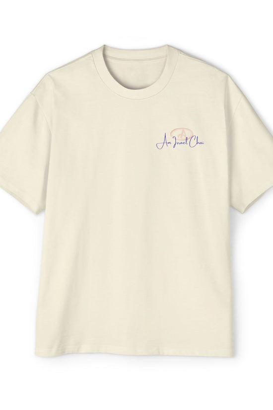 Oversized “Am Israel Chai” Tee – Chai Club Edition