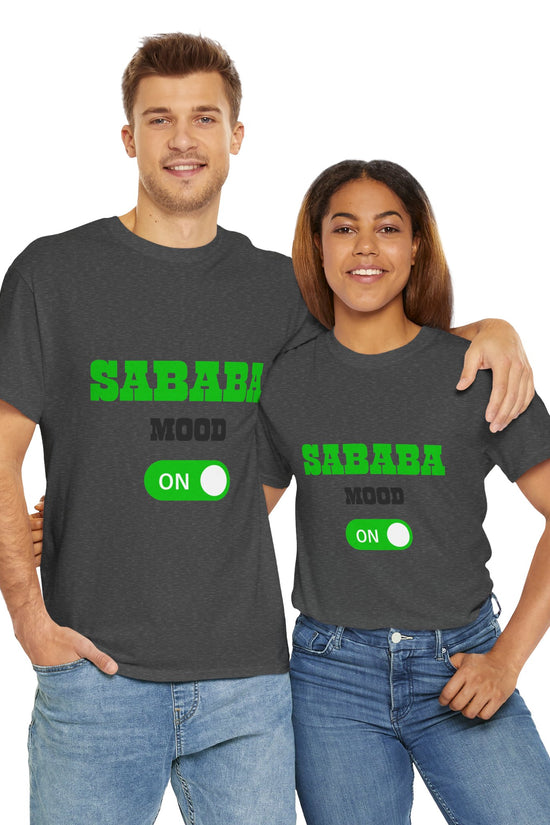 Sababa Mood On T-Shirt – Trendy Israeli Vibes (Multiple Colors)