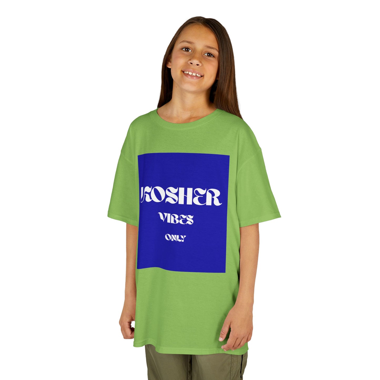 Kosher Vibes Only T-Shirt – Trendy Am Israel Chai Club - Variety of Colors