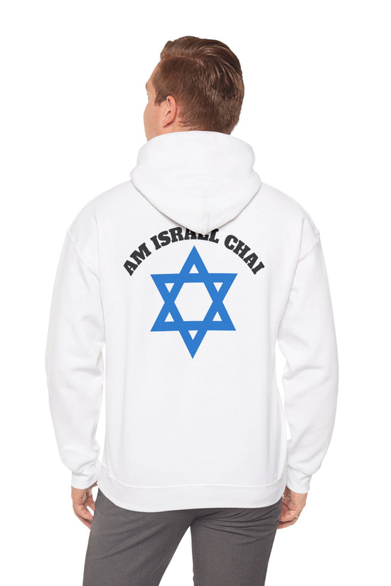 FCK Antisemitism Hoodie + Am Israel Chai Desing