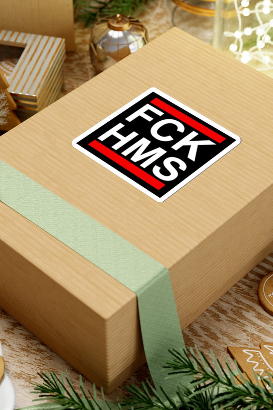 FCK HMS Kiss Cut Sticker