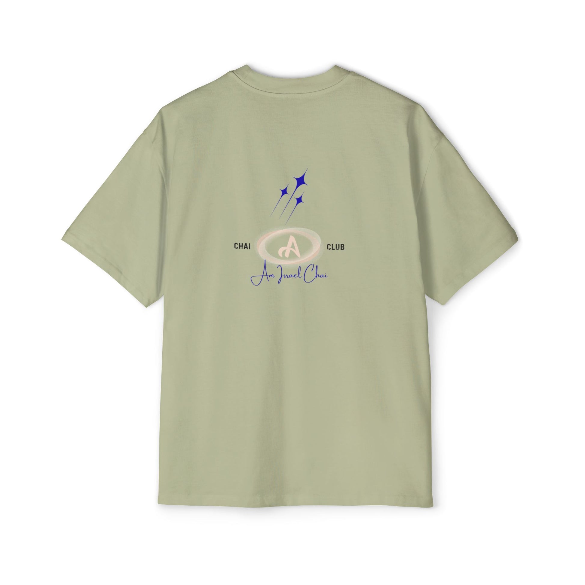 Oversized “Am Israel Chai” Tee – Chai Club Edition