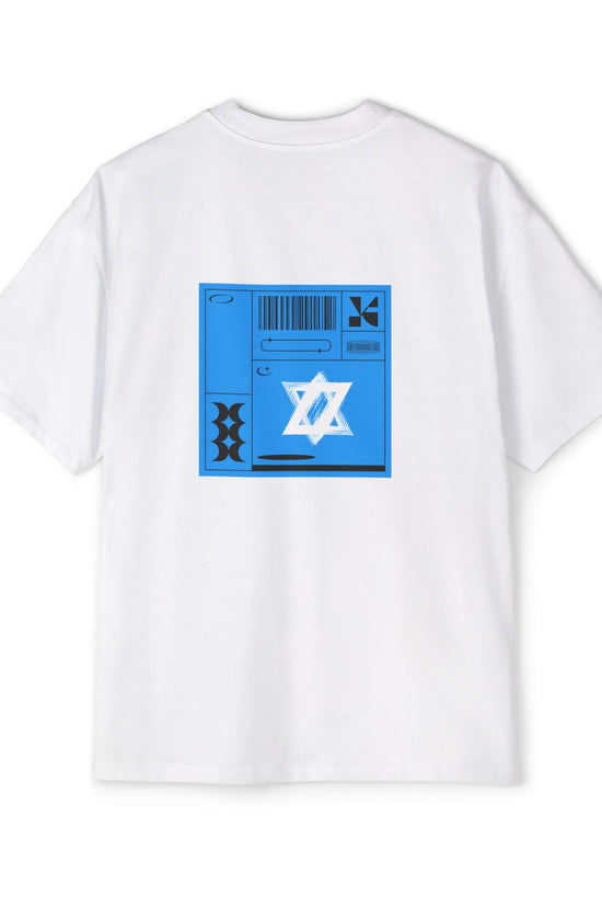 Oversized white Magen David – Modern Jewish Streetwear