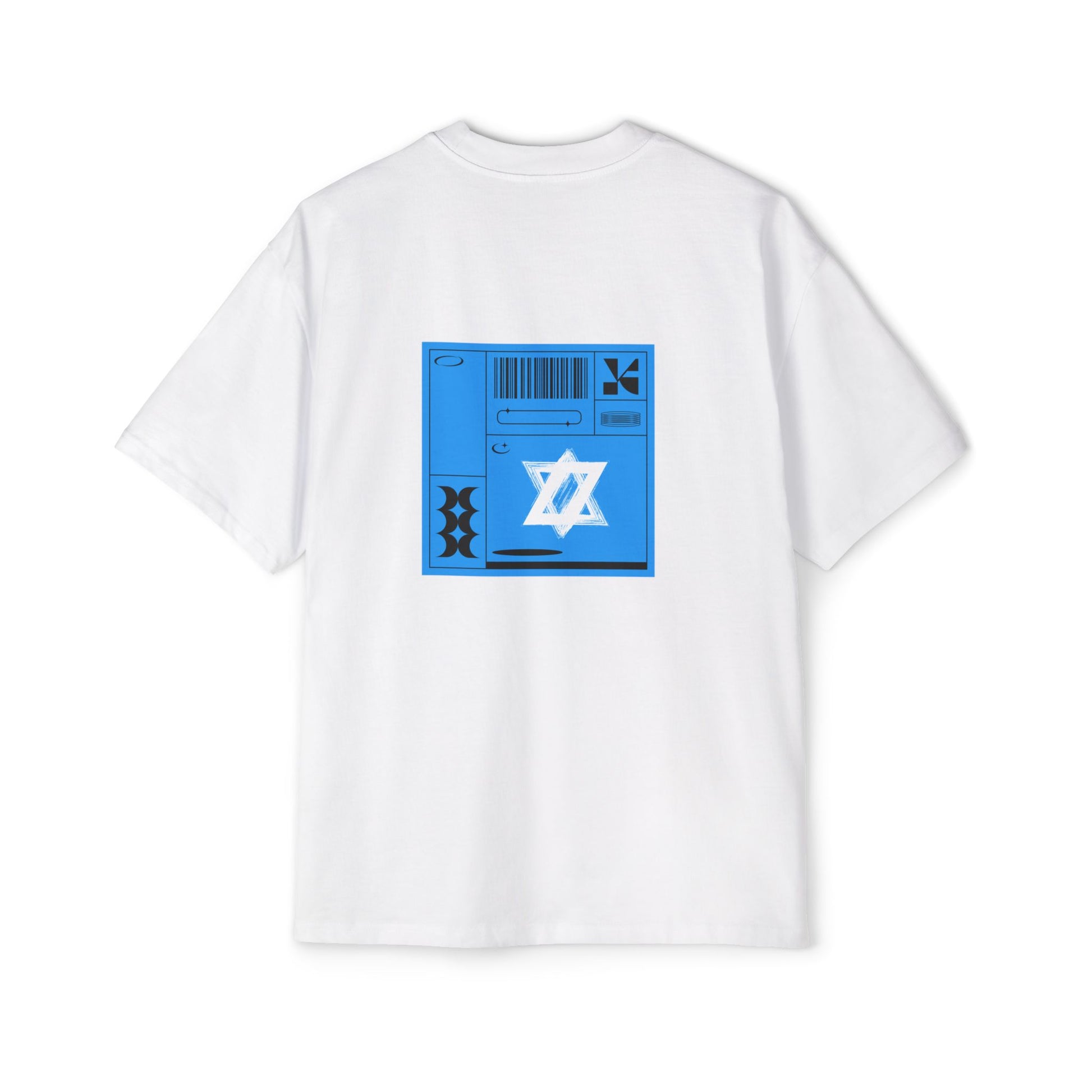 Oversized white Magen David – Modern Jewish Streetwear