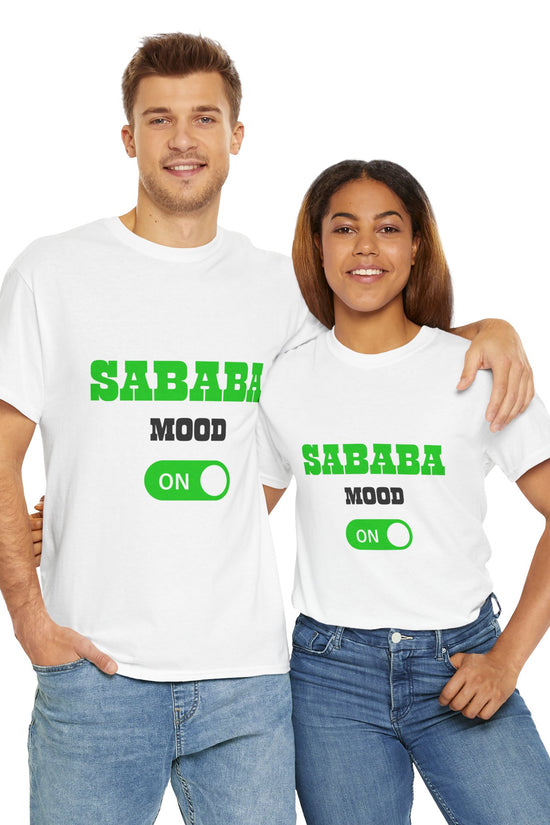 Sababa Mood On T-Shirt – Trendy Israeli Vibes (Multiple Colors)