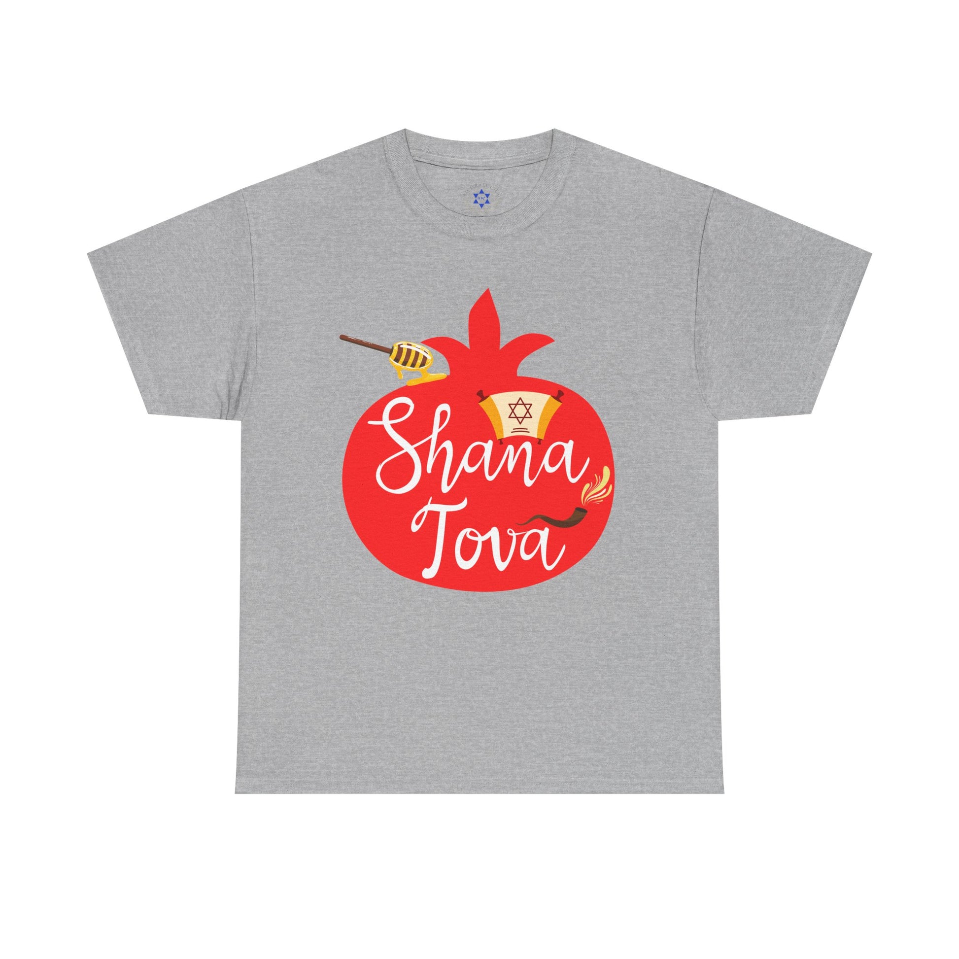 Shana Tova T-Shirt – Rosh Hashanah Pomegranate Design (Multiple Colors)
