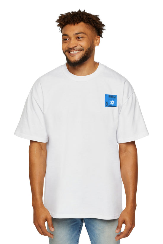 Oversized white Magen David – Modern Jewish Streetwear