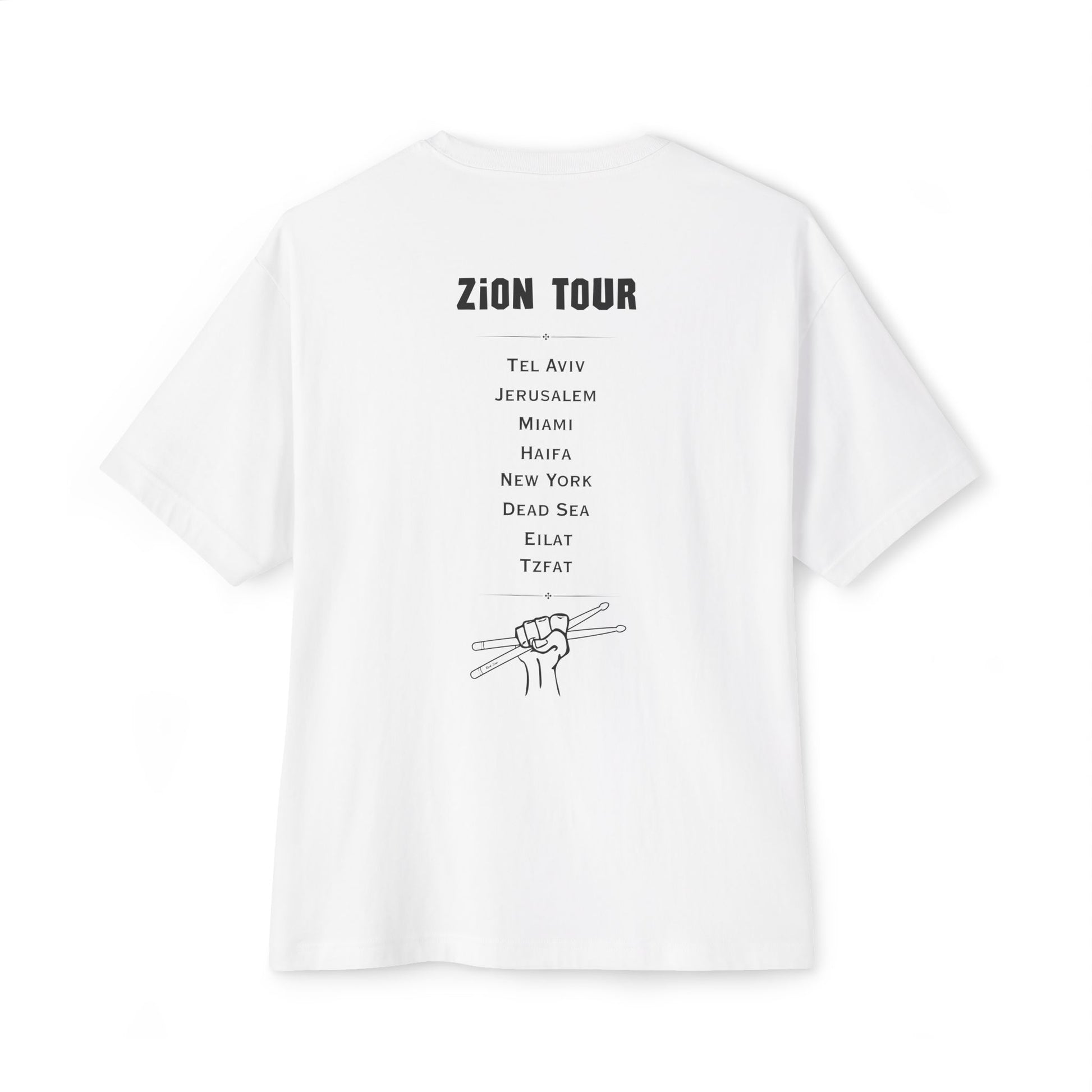 AIC rock band Tour oversized Tee