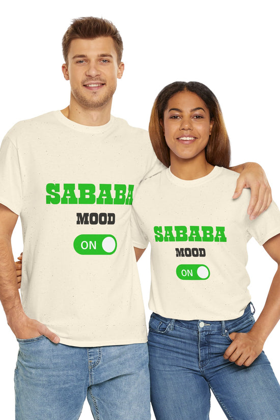Sababa Mood On T-Shirt – Trendy Israeli Vibes (Multiple Colors)