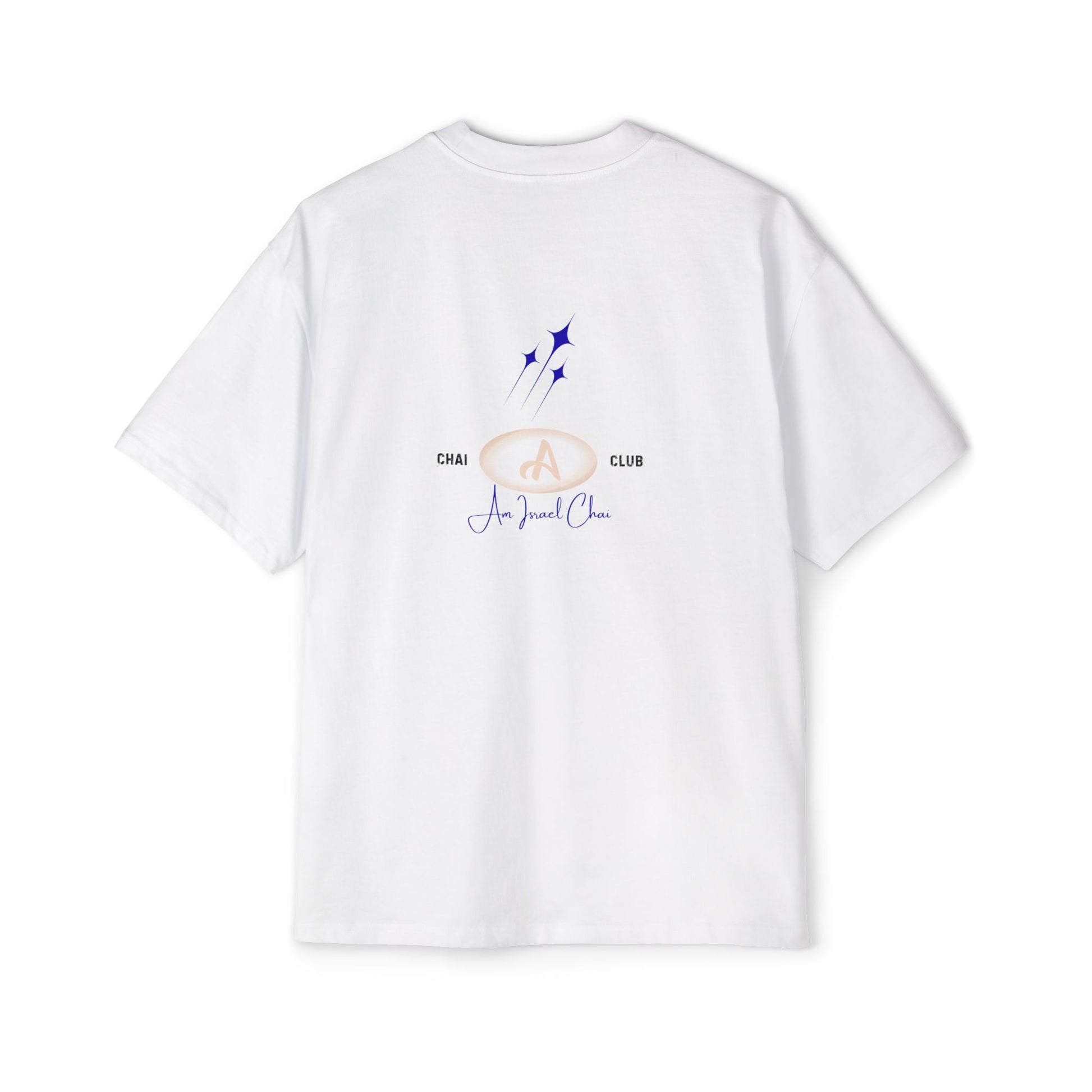 Oversized “Am Israel Chai” Tee – Chai Club Edition
