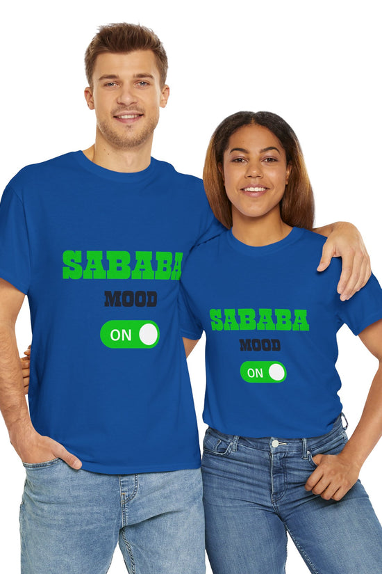 Sababa Mood On T-Shirt – Trendy Israeli Vibes (Multiple Colors)
