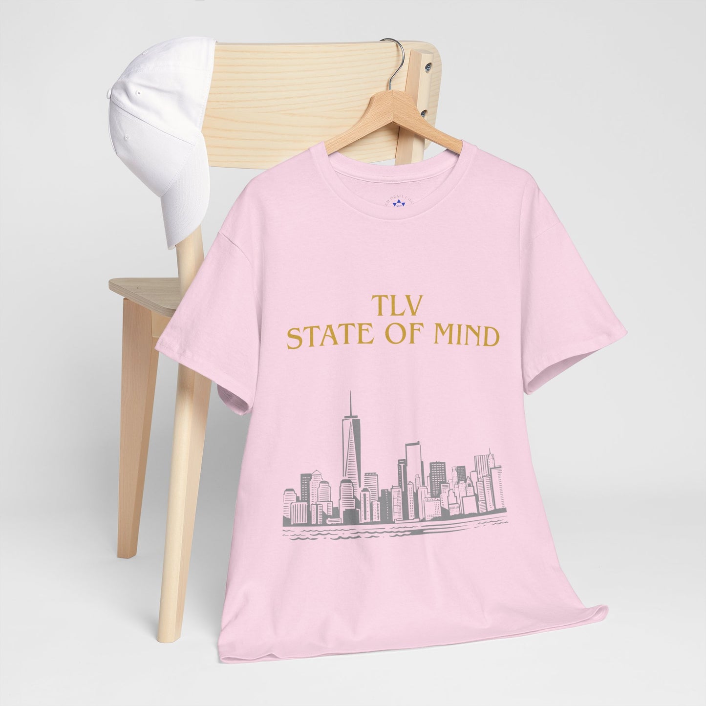 TLV State of Mind T-Shirt – Tel Aviv Skyline (Multiple Colors)