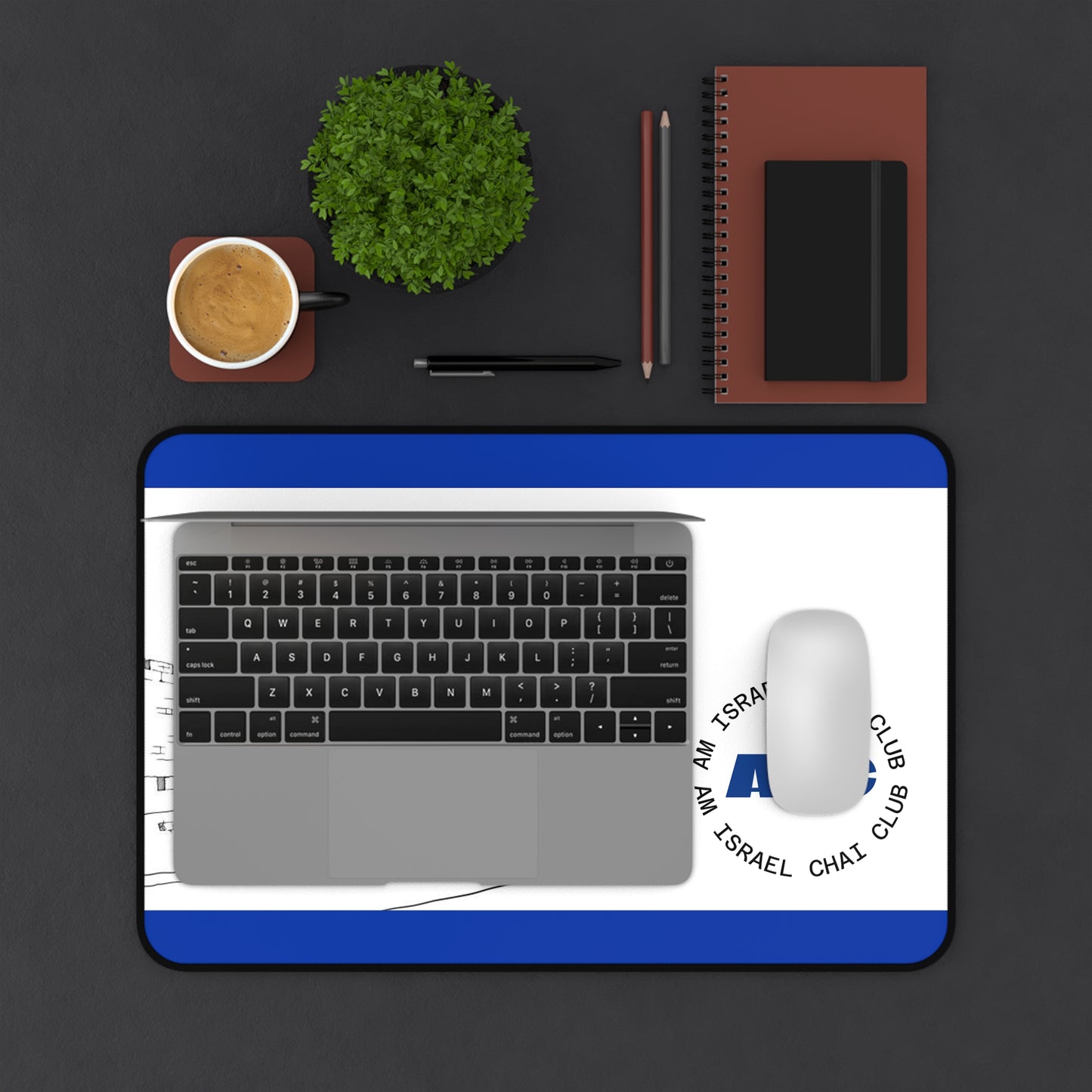 Jerusalem Skyline Desk Mat – Am Israel Chai Club | AIC Design