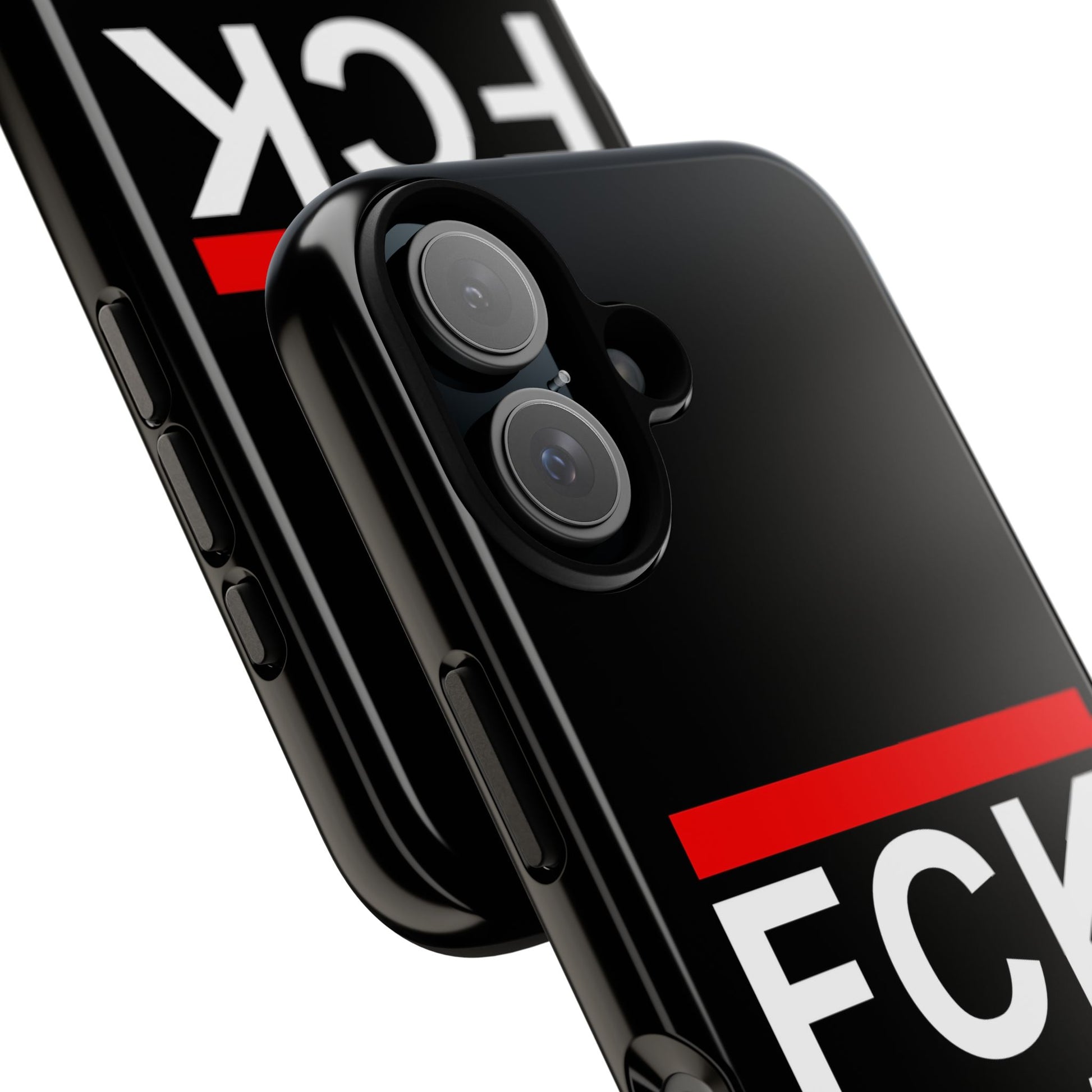 iPhone 16 "FCK HMS" protective Phone cover.