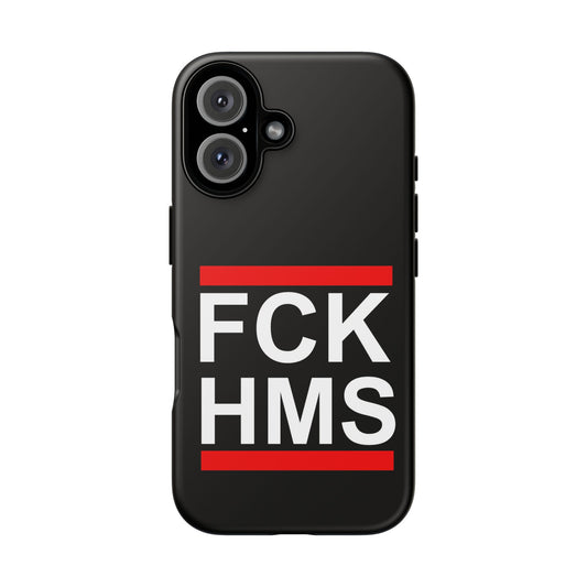 iPhone 16 "FCK HMS" protective Phone cover.