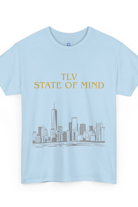 TLV State of Mind T-Shirt – Tel Aviv Skyline (Multiple Colors)