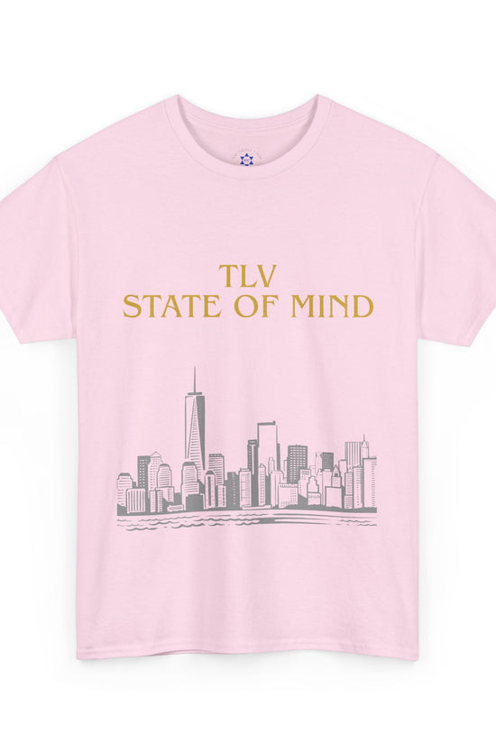 TLV State of Mind T-Shirt – Tel Aviv Skyline (Multiple Colors)
