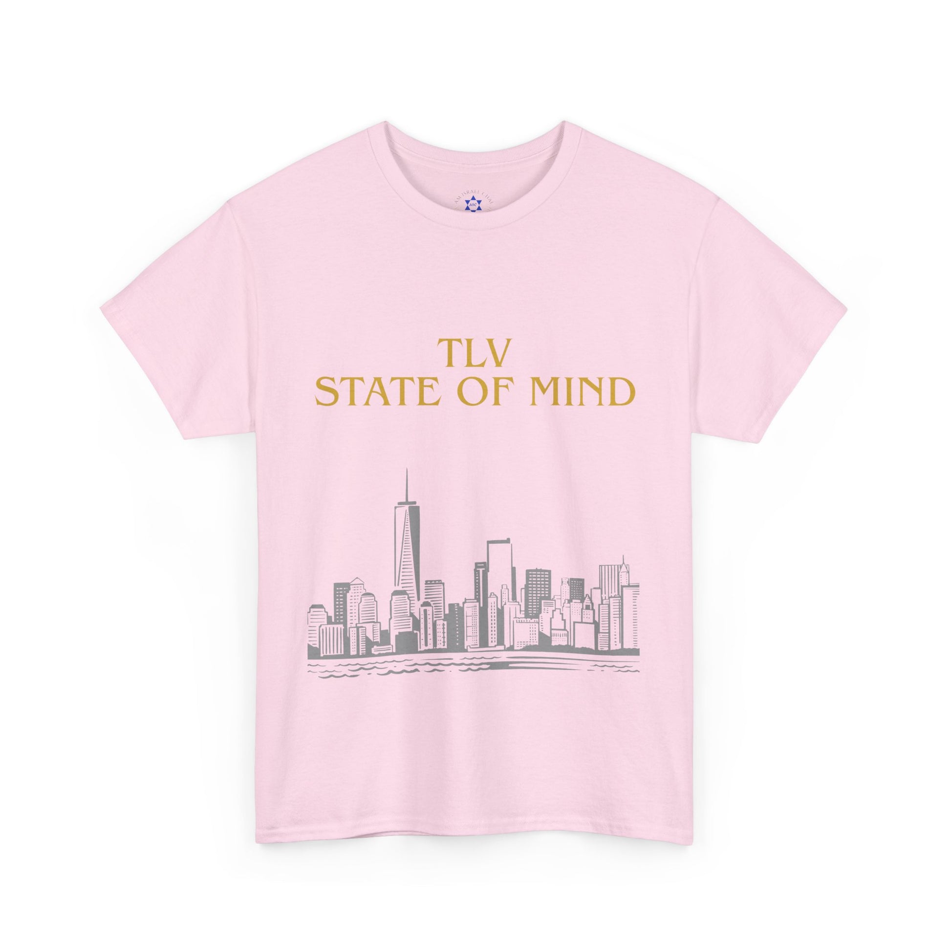 TLV State of Mind T-Shirt – Tel Aviv Skyline (Multiple Colors)