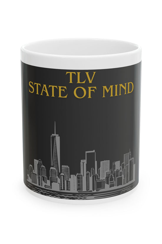 TLV State of Mind Mug – Tel Aviv Skyline Design (11oz & 15oz)