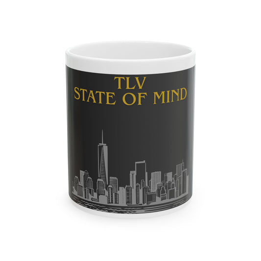 TLV State of Mind Mug – Tel Aviv Skyline Design (11oz & 15oz)