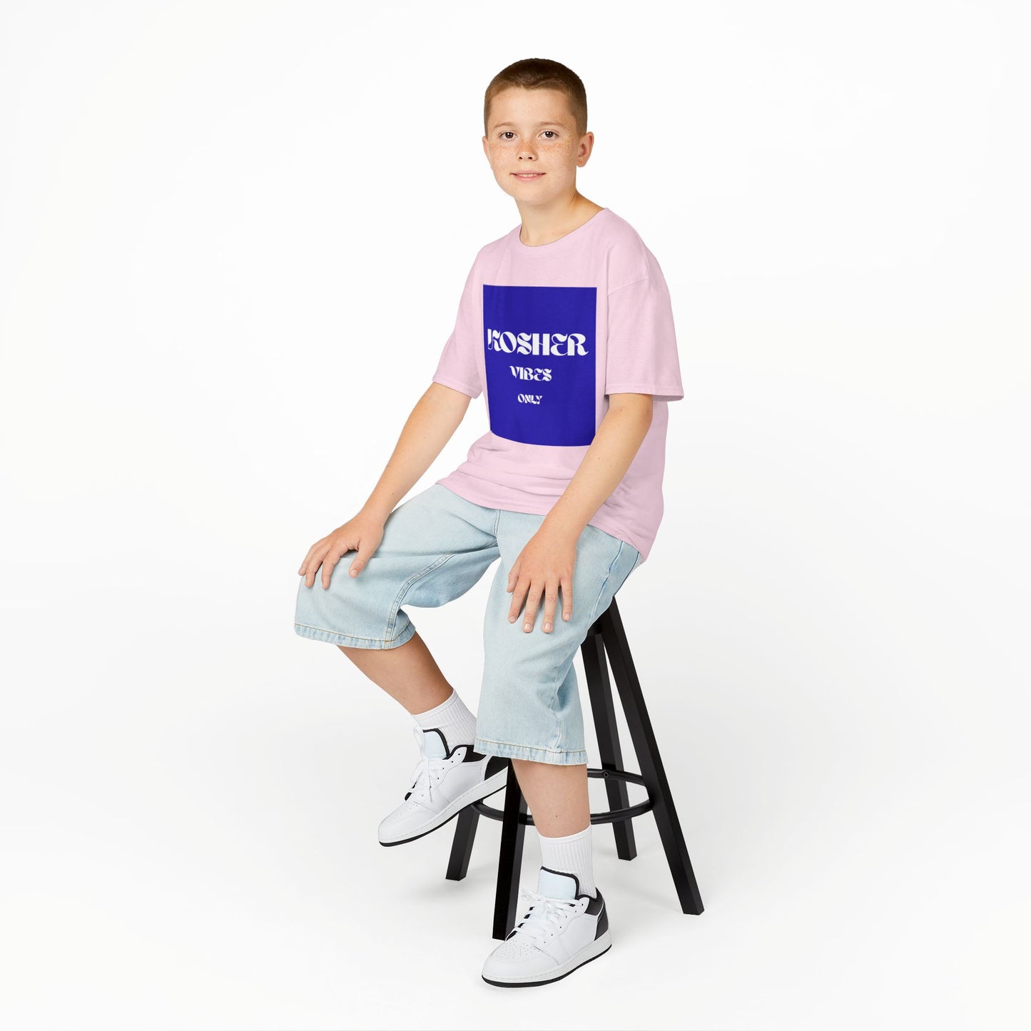 Kosher Vibes Only T-Shirt – Trendy Am Israel Chai Club - Variety of Colors